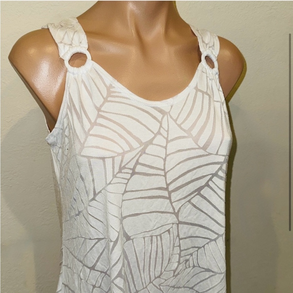 J Valdi Palm Leaf Design Swim Cover Up - Picture 2 of 2